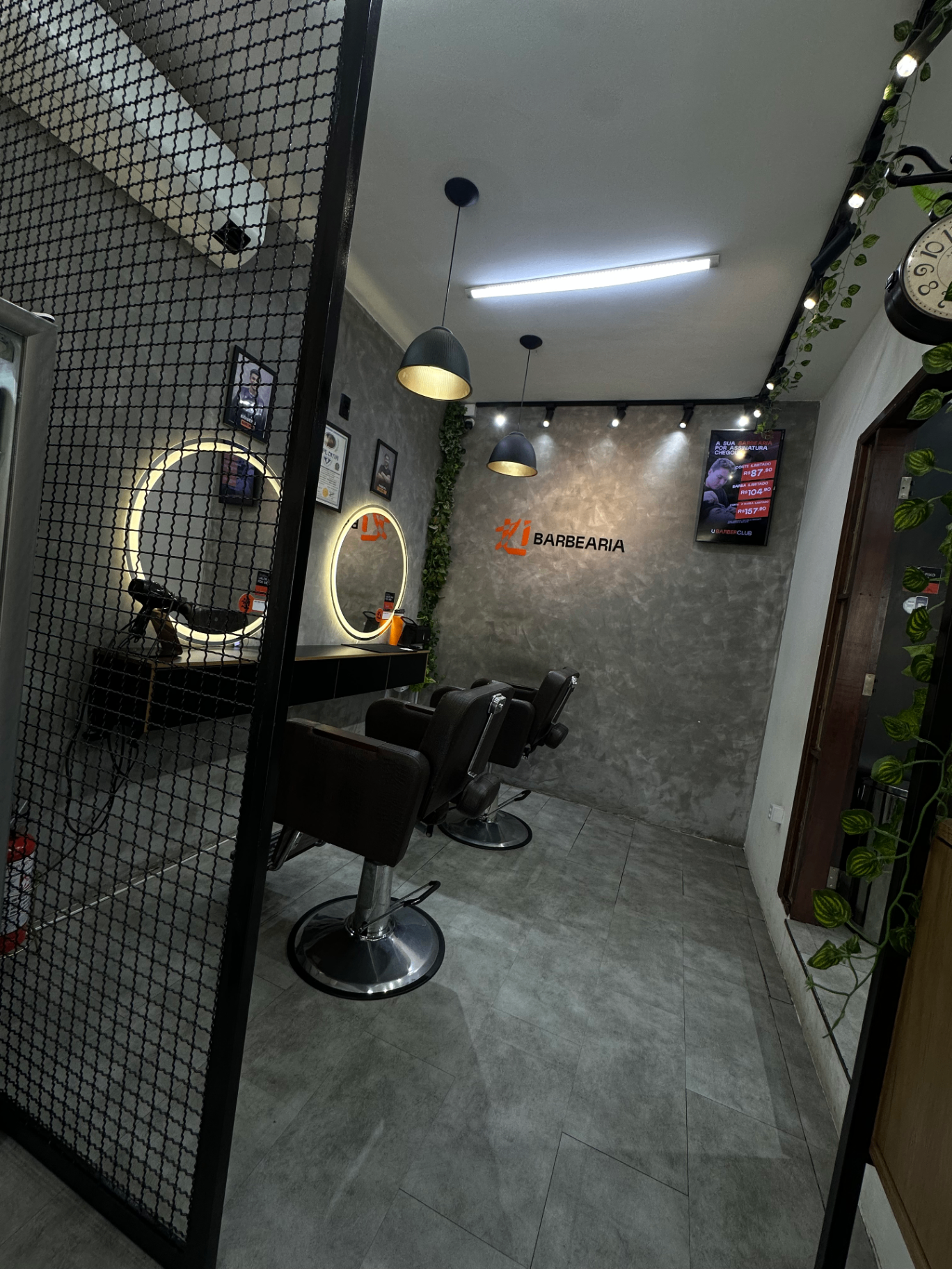 Sala reservada Li Barbearia