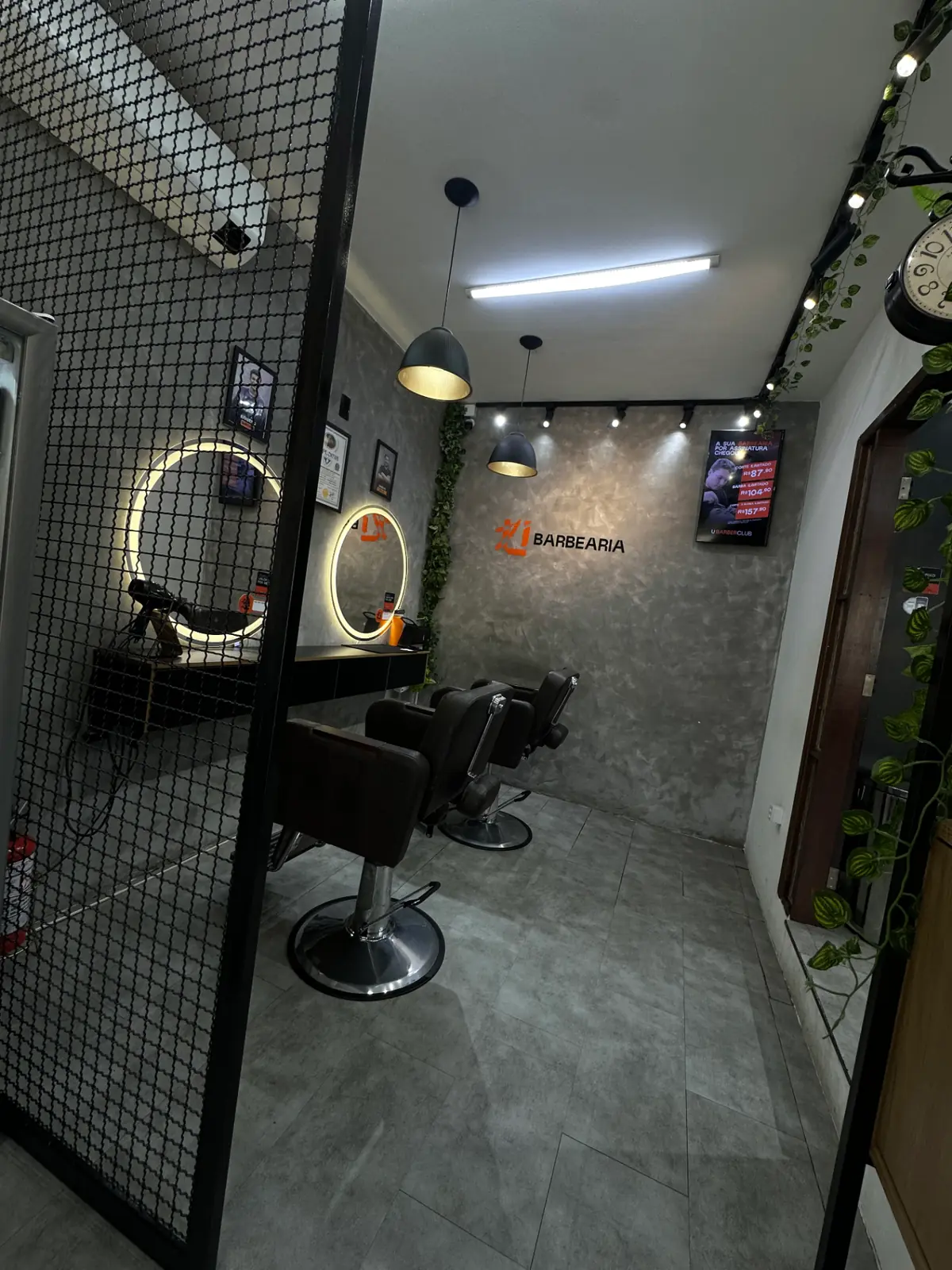 Sala reservada Li Barbearia